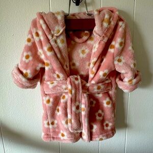 Floral Pink Baby Robe